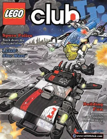 Lego Club Jr. Magazine 2009 Jul - Aug (WOR 4613)