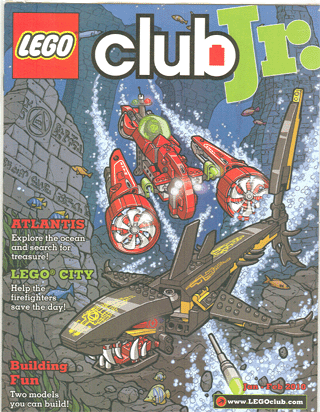 Lego Club Jr. Magazine 2010 Jan - Feb