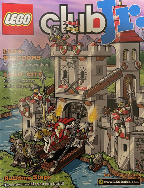 Lego Club Junior Magazine 2010 July - August