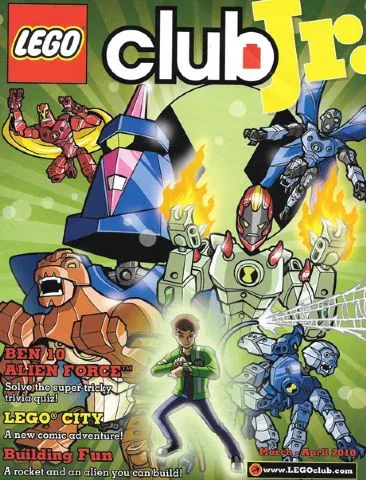 Lego Club Jr. Magazine 2010 Mar - Apr (WOR 6665)