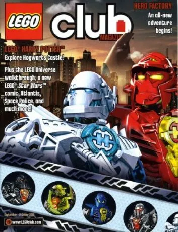 Lego Magazine 2010 Sept - Oct (Club Edition)  (WO# 8541)