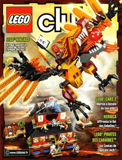 Lego Club Magazine 2011 Issue 5 November - December (French)