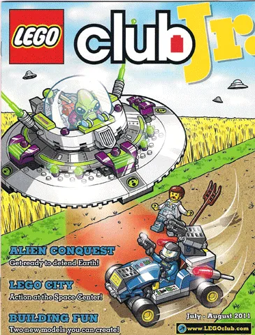 Lego Club Jr. Magazine 2011 Jul - Aug