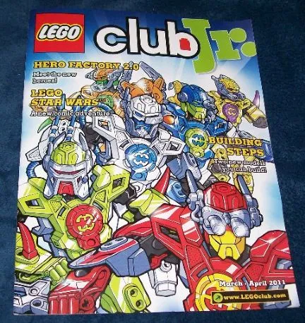 Lego Club Jr. Magazine 2011 Mar - Apr