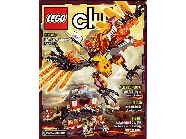 Lego Magazine 2011 Nov - Dec (Club Edition)  (WO# 1271)