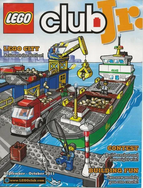Lego Club Junior Magazine 2011 September - October (WOR 3329)