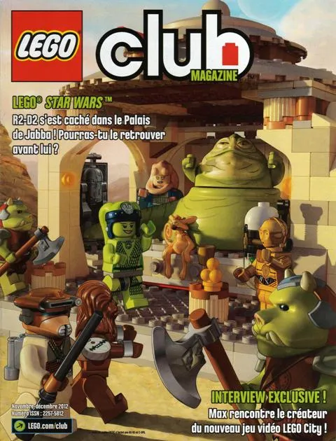 Lego Club Magazine 2012 Issue 10 November - December (French)