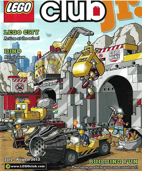Lego Club Junior Magazine 2012 July - August