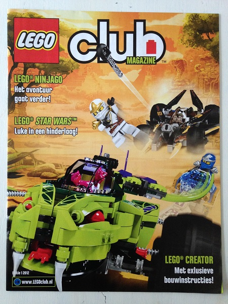 Lego Club Magazine (Dutch) 2012 Editie 1