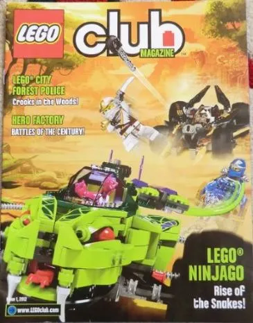 Lego Club Magazine UK 2012 No. 1 January