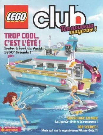 LEGO Club Magazine 2013 Friends June - August (French)