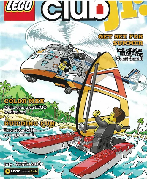 Lego Club Junior Magazine 2013 July - August