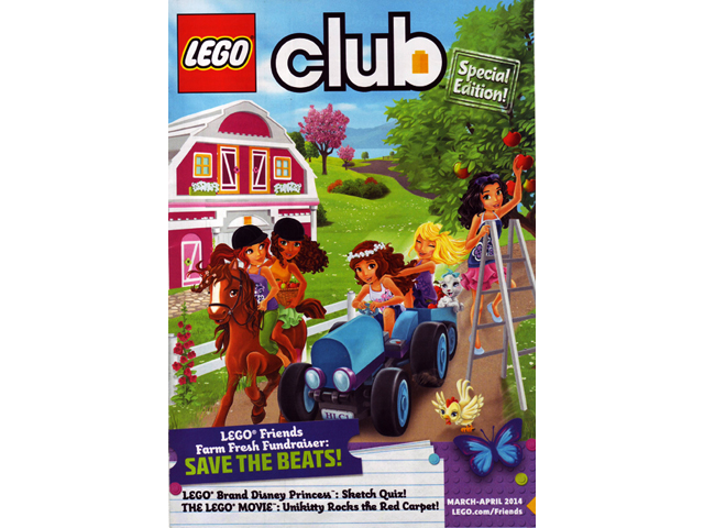 LEGO Club Magazine 2014 Friends Special Edition March - April