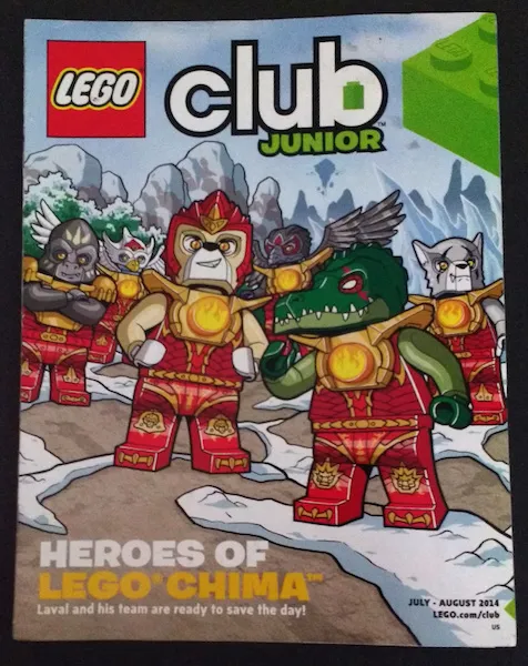 Lego Club Junior Magazine 2014 July - August