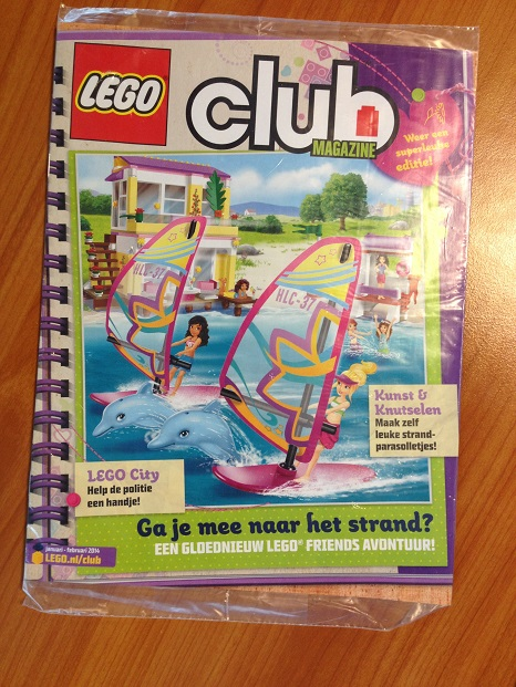 Lego Club Magazine Girls (Dutch) 2014 January - February