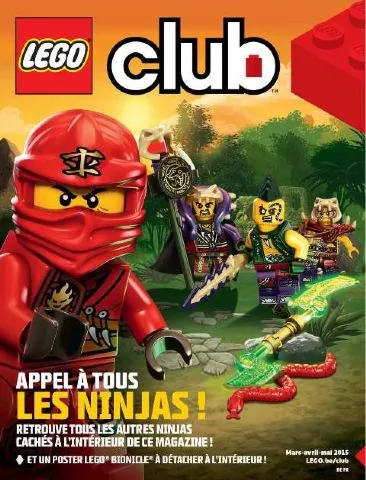 Lego Club Magazine (Belgium) 2015 March - April - May