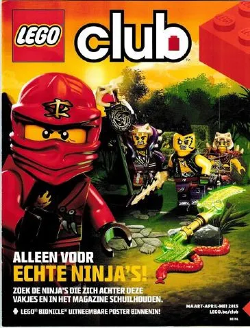 Lego Club Magazine (Belgium) 2015 March - April - May