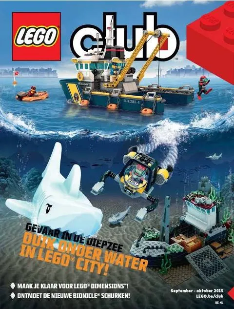 Lego Club Magazine (Belgium) 2015 September - October