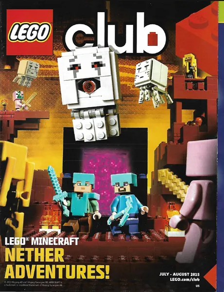 Lego Magazine 2015 Jul - Aug (Club Edition) (WO#7963)