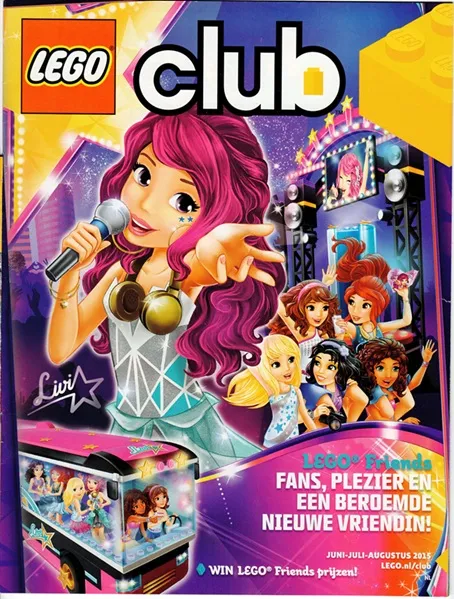 LEGO Club Magazine 2015 Friends June - August (Dutch)