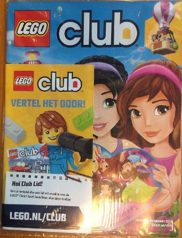 Lego Club Magazine Girls (Dutch) 2015 January - February
