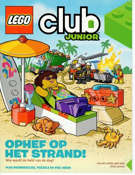 LEGO Club Junior Magazine (Dutch) 2015 March - May