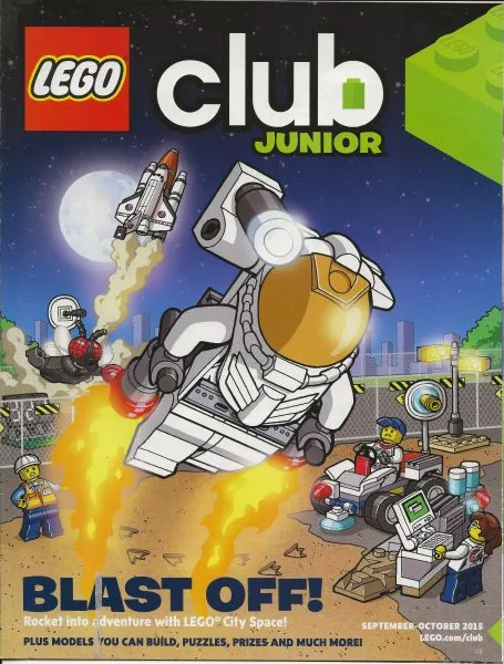 Lego Club Junior Magazine 2015 September - October (WOR 3087)