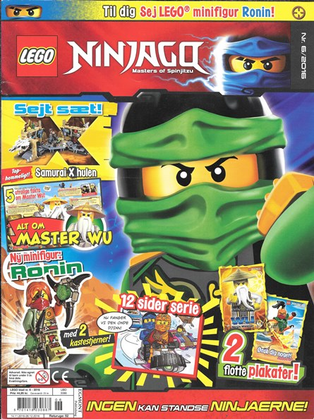 NINJAGO Magazine 2016 Issue 6 (Danish)