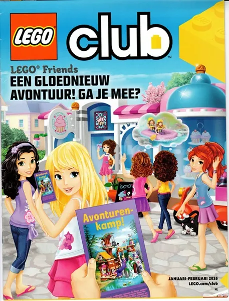 LEGO Club Magazine 2016 Friends January - February (Dutch)