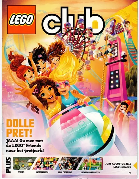 LEGO Club Magazine 2016 Friends June - August (Dutch)