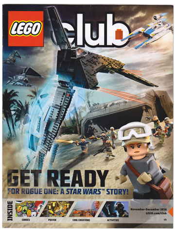 LEGO Club Magazine 2016 November - December (WO #5649)