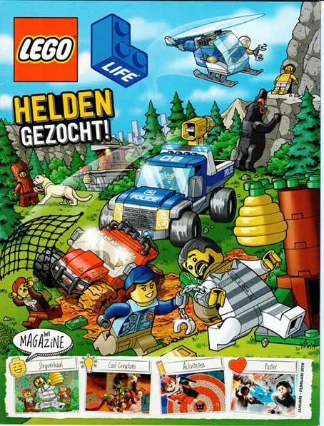 LEGO Life Magazine 2018 Issue 1 January - February (Dutch)