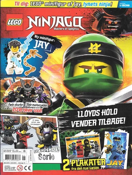 NINJAGO Magazine 2018 Issue 1 (Danish)
