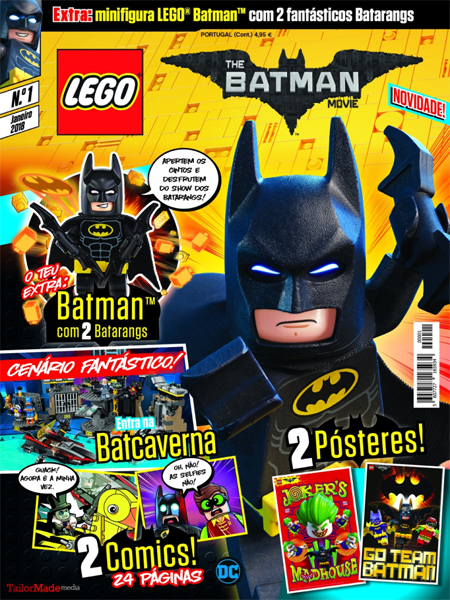 The LEGO Batman Movie Magazine 2018 Issue 1 (Portuguese)