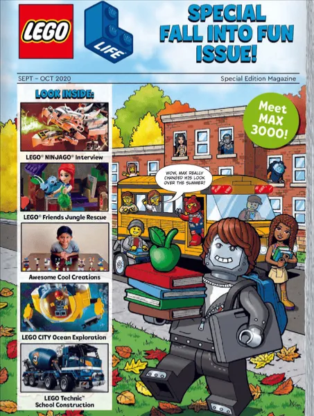 LEGO Life Magazine 2020 Special Fall Into Fun Issue! September - October