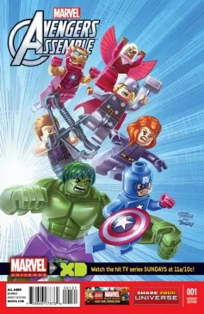 Super Heroes Comic Book, Marvel, Marvel Universe: Avengers Assemble #1  Variant Cover