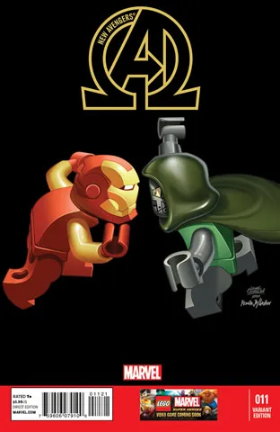 Super Heroes Comic Book, Marvel, New Avengers #11 Variant Cover