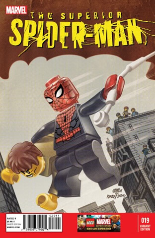 Super Heroes Comic Book, Marvel, Superior Spider-Man #19 Variant Cover