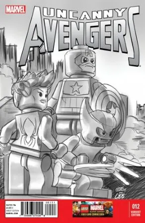 Super Heroes Comic Book, Marvel, Uncanny Avengers #12  Sketch Variant Cover