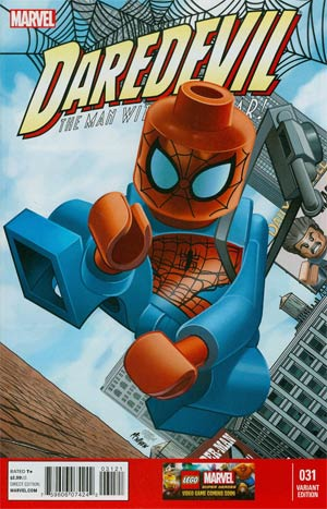 Super Heroes Comic Book, Marvel, Daredevil #31 Variant Cover