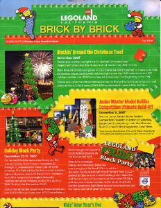 Brick by Brick Legoland California Passholders' Newsletter - 2007 Fall