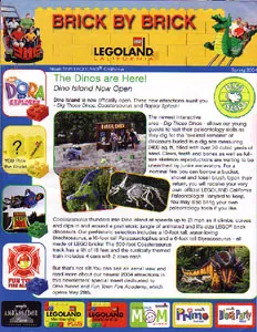 Brick by Brick Legoland California Passholders' Newsletter - 2004 Spring