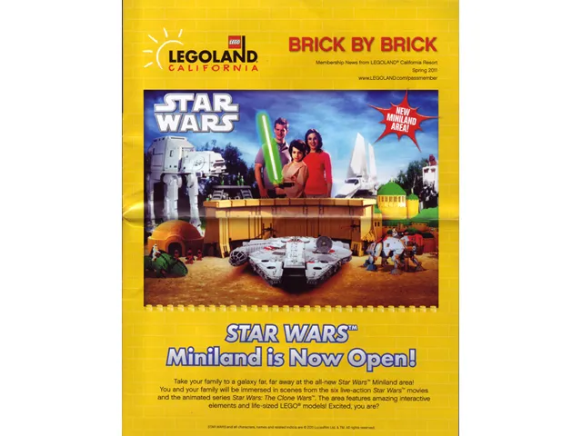 Brick by Brick Legoland California Passholders' Newsletter - 2011 Spring