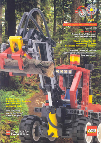 Lego Technic Club 1996 December Magazine