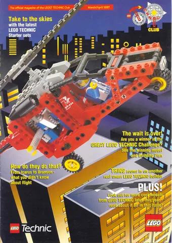 Lego Technic Club 1997 March/April Magazine