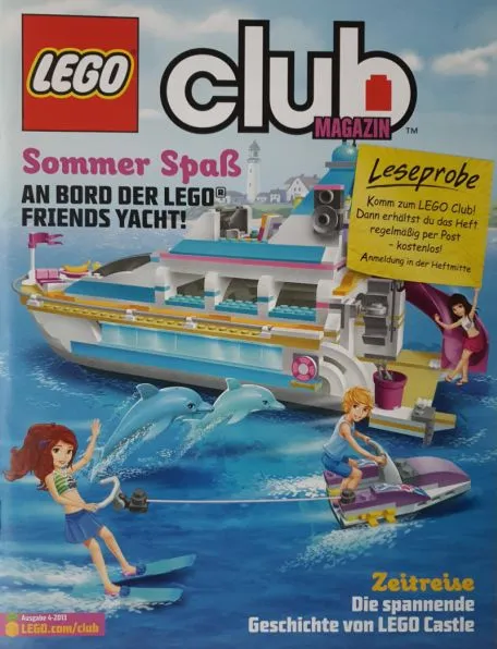 Lego Club Magazin Girls (German) 2013 Issue 4 (with poster)