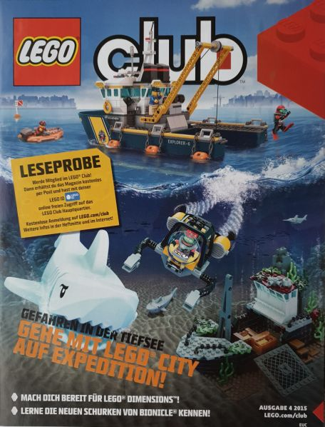 Lego Club Magazin (German) 2015 Issue 4 (with poster)
