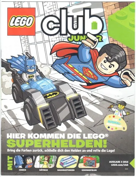 Lego Club Junior Magazin (German) 2016 Issue 3