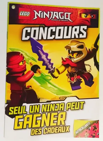 2015 Ninjago Promotion with Sticker Sheet, French (25103520_FR)