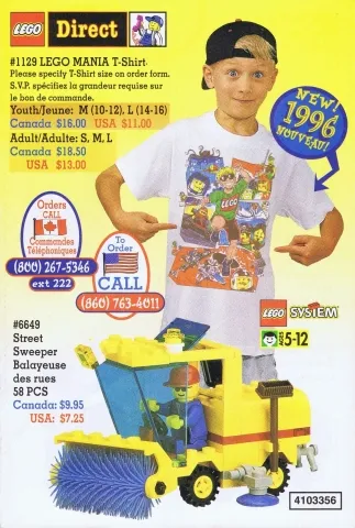 1996 Insert - Lego Direct - US/Canadian (4103356)